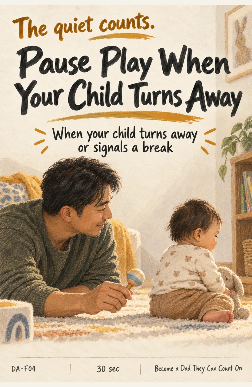 Pause Play When Your Child Turns Away When: your child turns away or signals a break