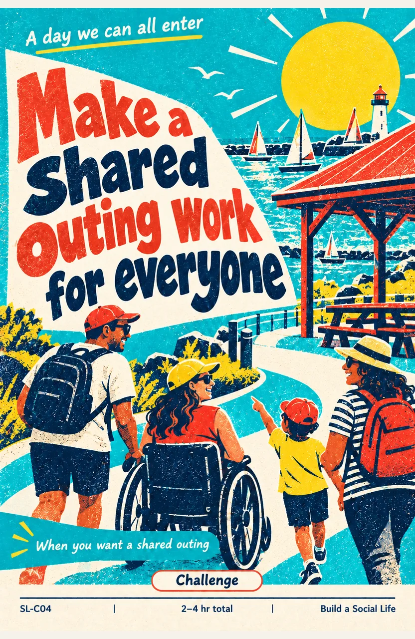 Make a shared outing work for everyone When: you want an outing with friends