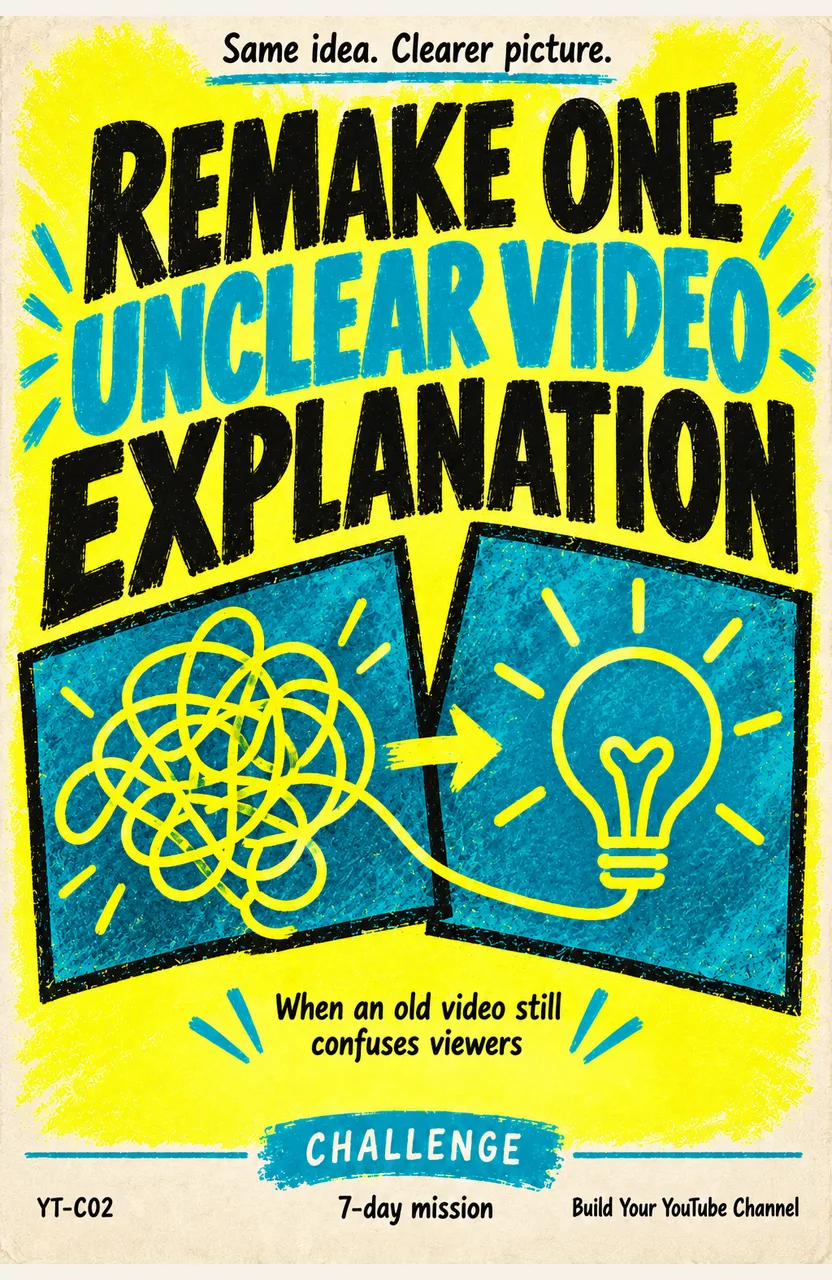Remake one unclear video explanation When: an old video still confuses viewers