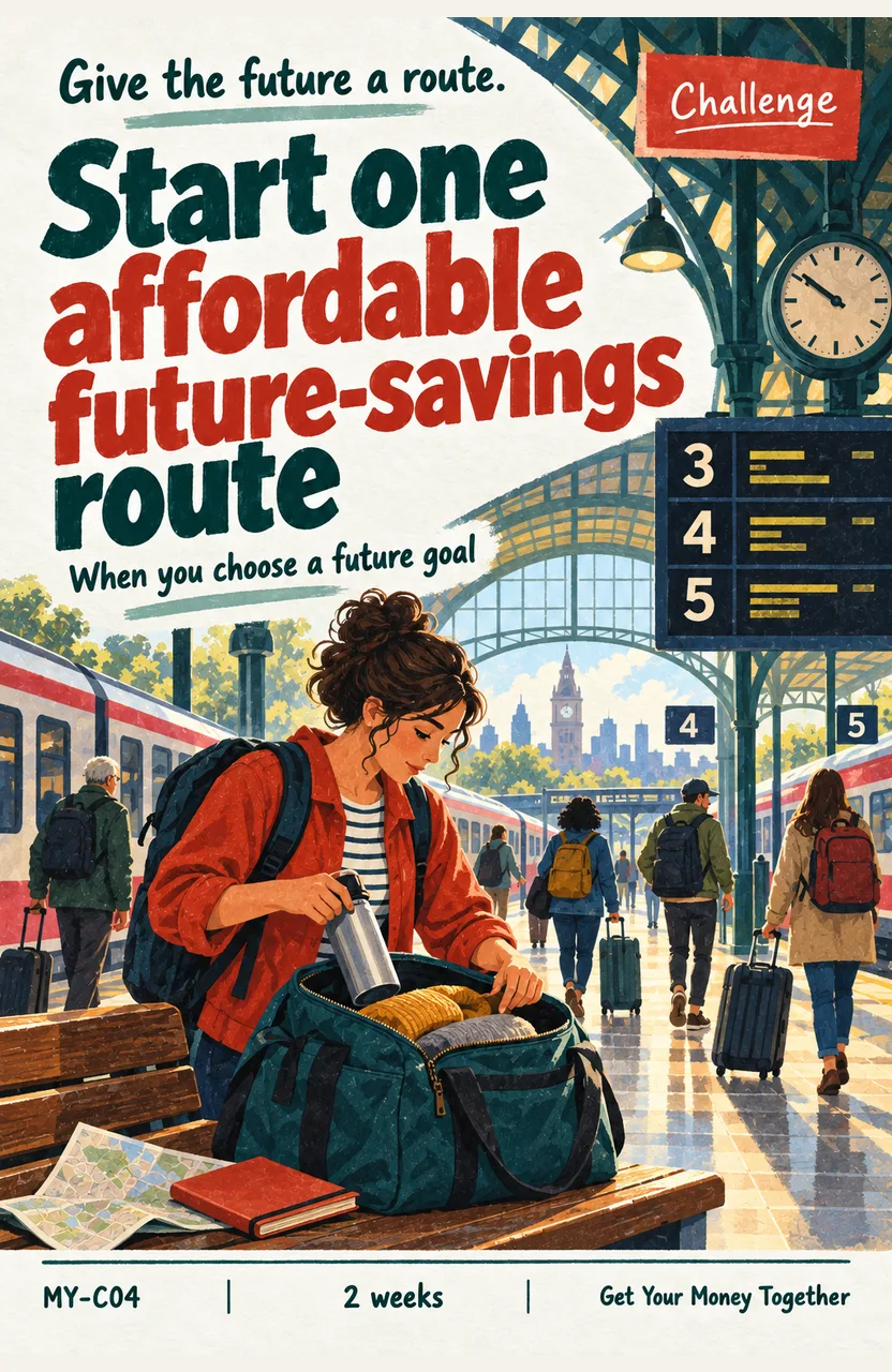 Start future savings When: you choose a future goal