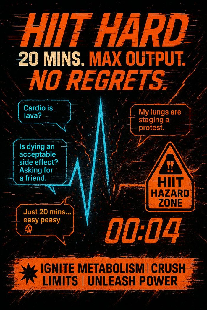 20-minute HIIT, twice a week card