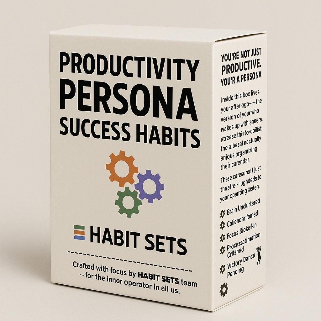 Productivity Persona deck box